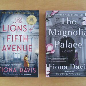 The Lions of Fifth Avenue & The Magnolia Palace by F. Davis -N.Y. Hist.Fiction